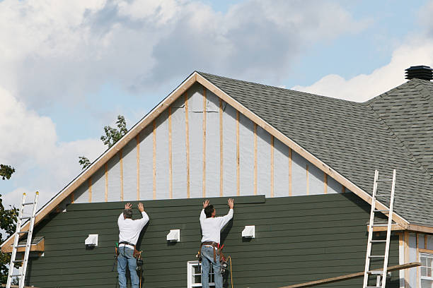 Professional Siding Installation technician working in Nahant, MA